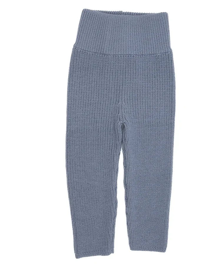 Halfen Strickerei - Strick-Leggings Merinowolle rauchblau