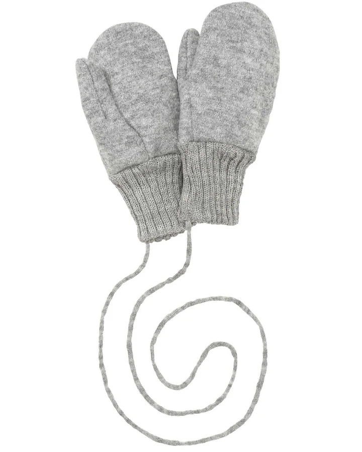 Disana - Walk-Handschuh Merinowolle Grau Gr. 1