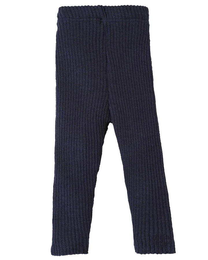 Produktseite: Disana - Strick-Leggings Merinowolle Dunkelblau