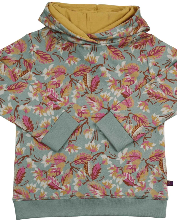 Enfant Terrible - Sweat-Hoodie "Blätter" light sage