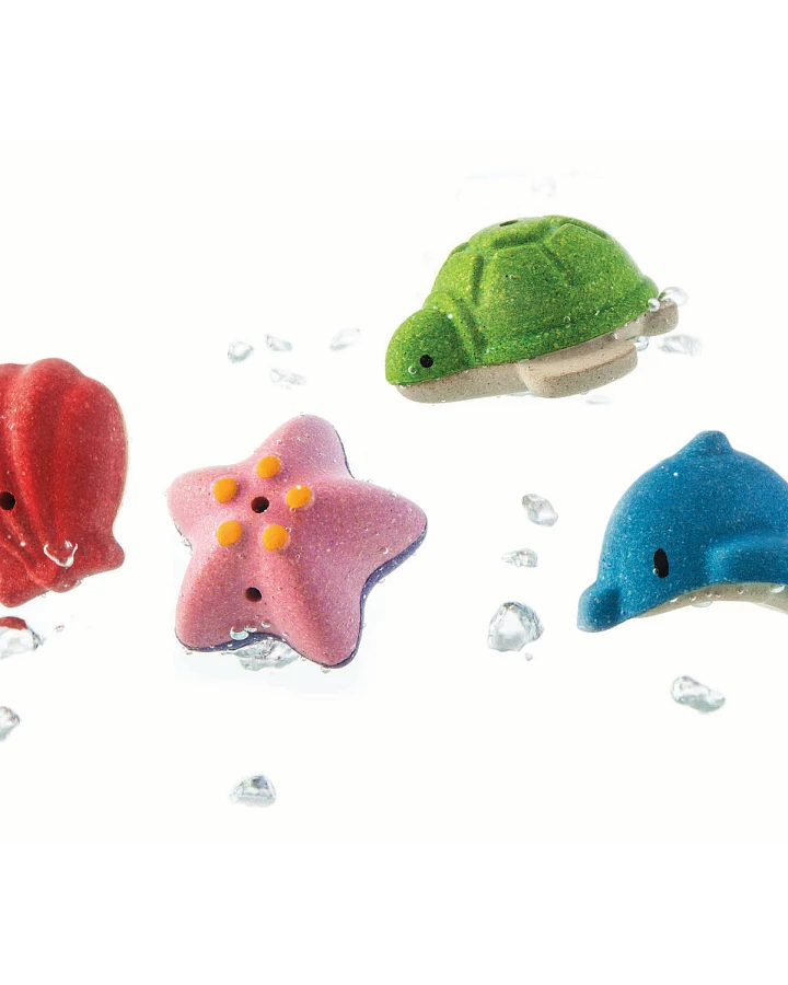 PlanToys - Badeset "Meerestiere"