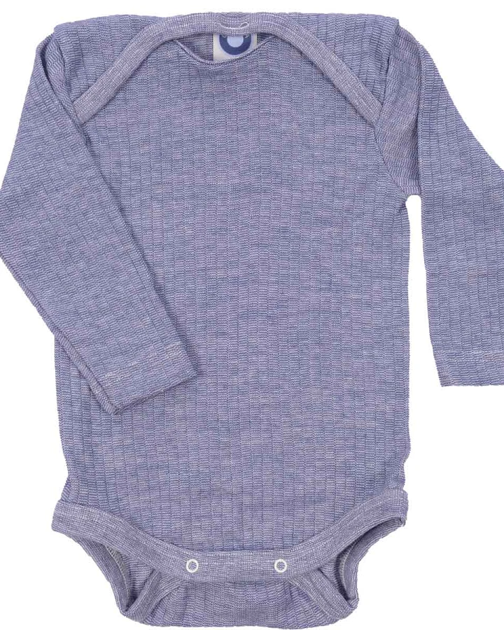 Cosilana - Body Baumwolle Wolle Seide blau