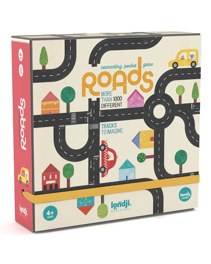 londji - Activity Puzzle "Roads" 48 Teile
