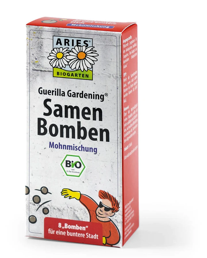 Aries - Samenbomben "Mohnmischung" 8er