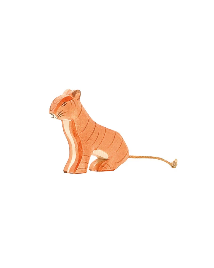 Ostheimer - Holztier Tiger sitzend