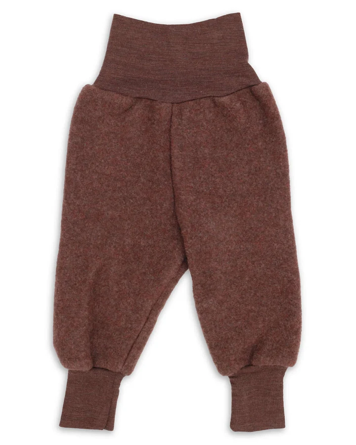 Engel - Wollfleece Hose zimt