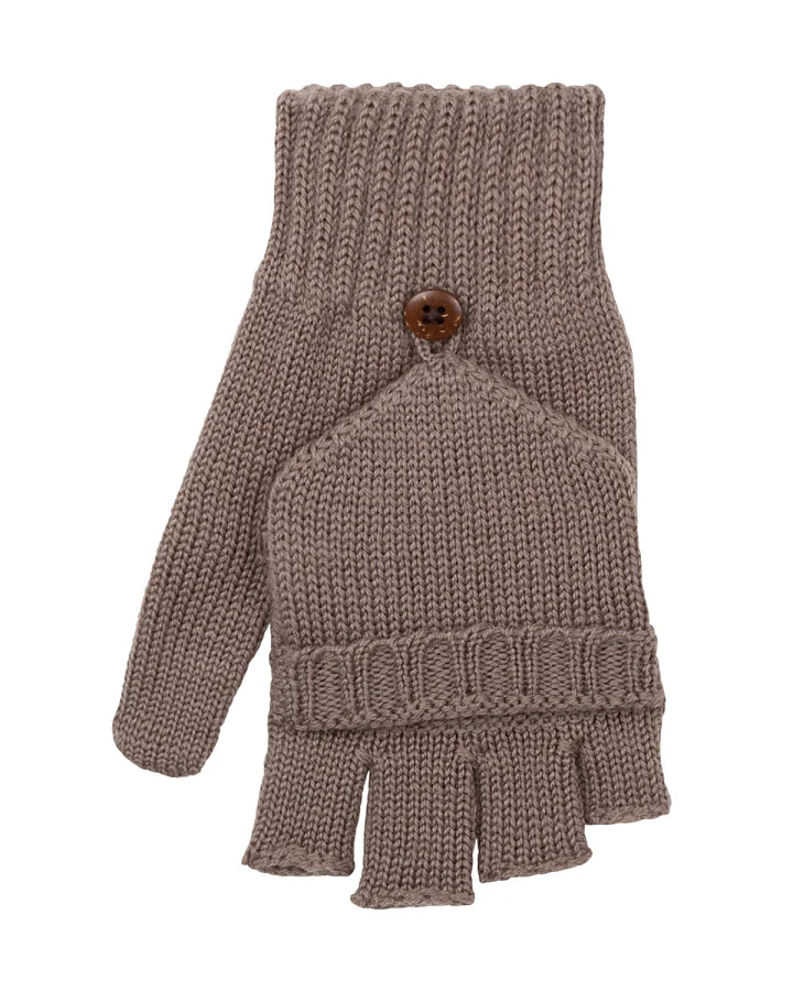 Pure Pure by Bauer - Kinder-Halbfingerhandschuh Merinowolle kashmir 5