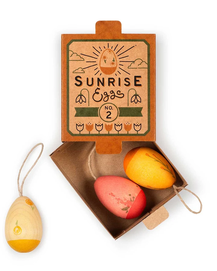 Grapat - Oster Ornamente zum Aufhängen Sunrise Eggs
