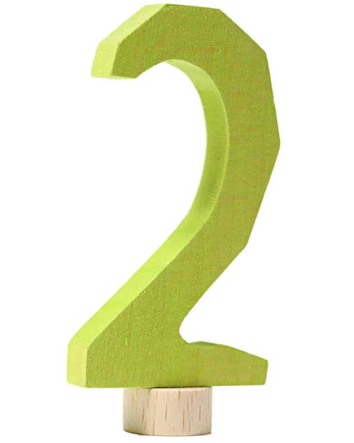 Grimms - Zahlenstecker "2" Waldorf
