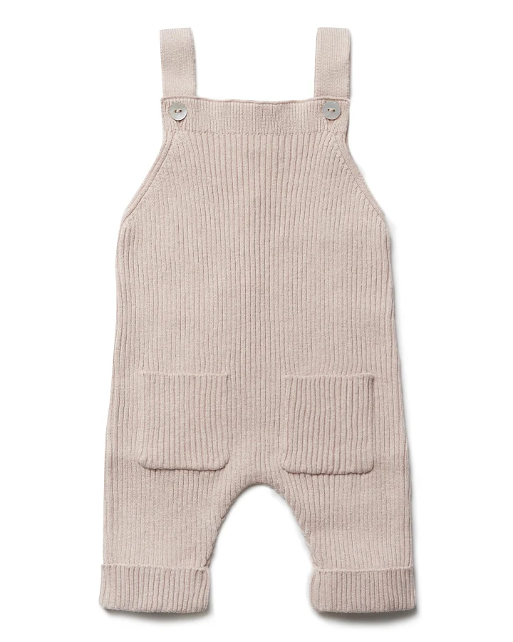 puri organic - Latzhose mit Seide cameo rose