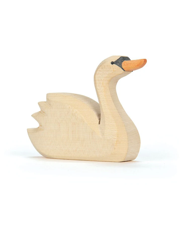 Ostheimer - Holztier Schwan kopf hoch