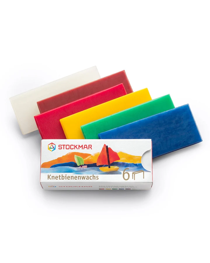 Stockmar - Knetbienenwachs 6 Farben