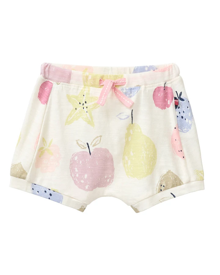 People Wear Organic - Shorts "Früchte" bunt