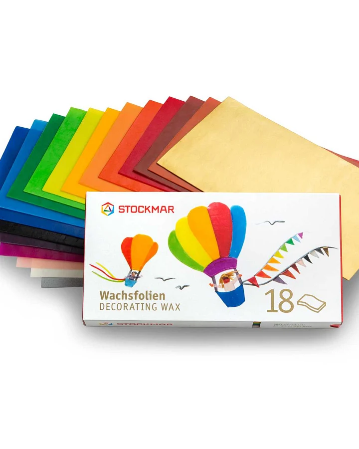 Stockmar - Wachsfolien 18 Farben - breit