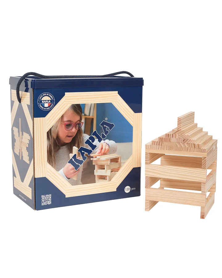 Kapla - Holzplättchen 120er Box Klassik