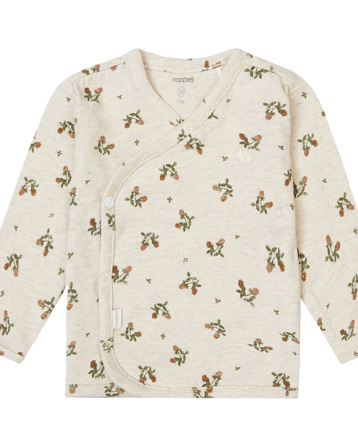 Noppies - Wickelshirt "Klee" natur melange