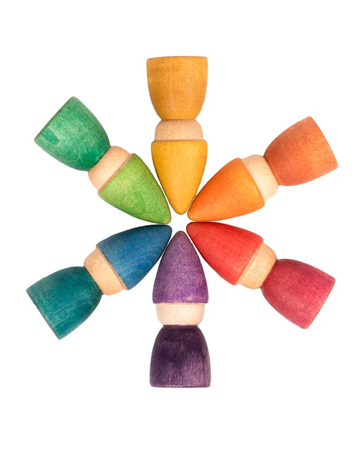 Grapat - Regenbogen Tomtens Holzfiguren