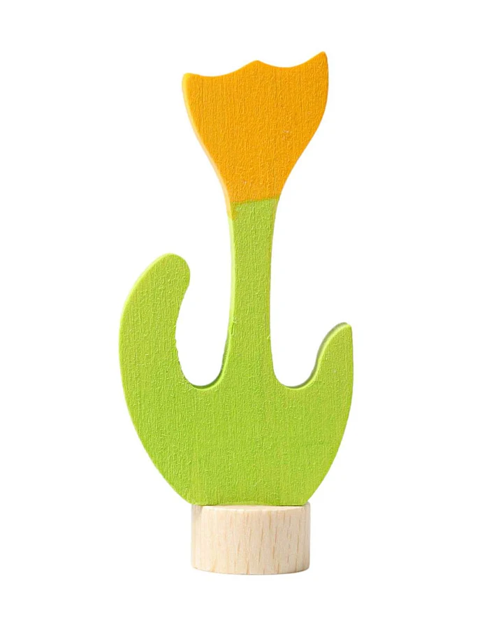 Grimms - Geburtstagsstecker gelbe Tulpe
