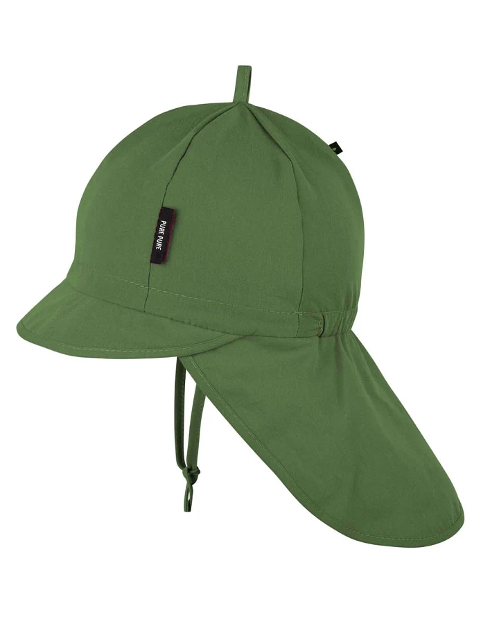 Pure Pure by Bauer - UV-Sonnenhut mit Nackenschutz matcha