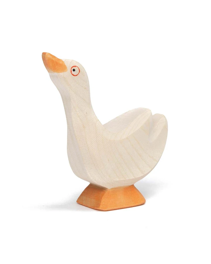 Ostheimer - Holztier Gans Kopf hoch