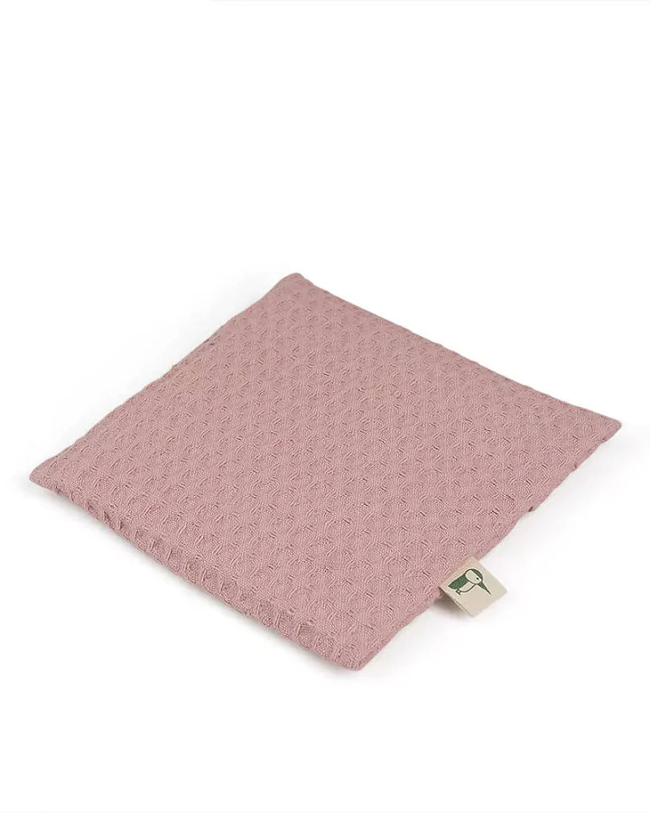Grünspecht - Wärmekissen Rapssamen Waffelpiqué rosa
