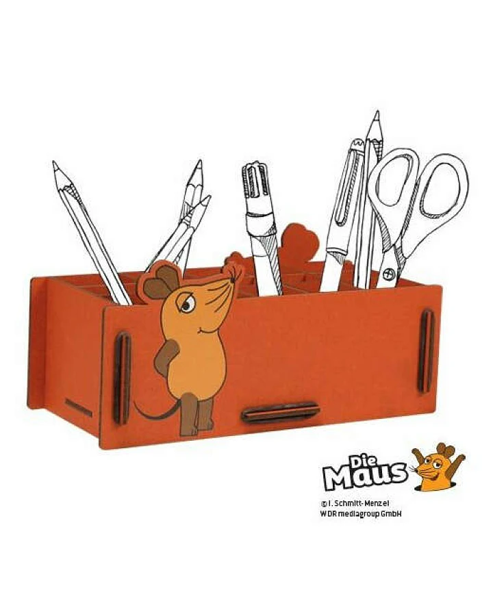 Werkhaus - DieMaus Stiftebox Orange