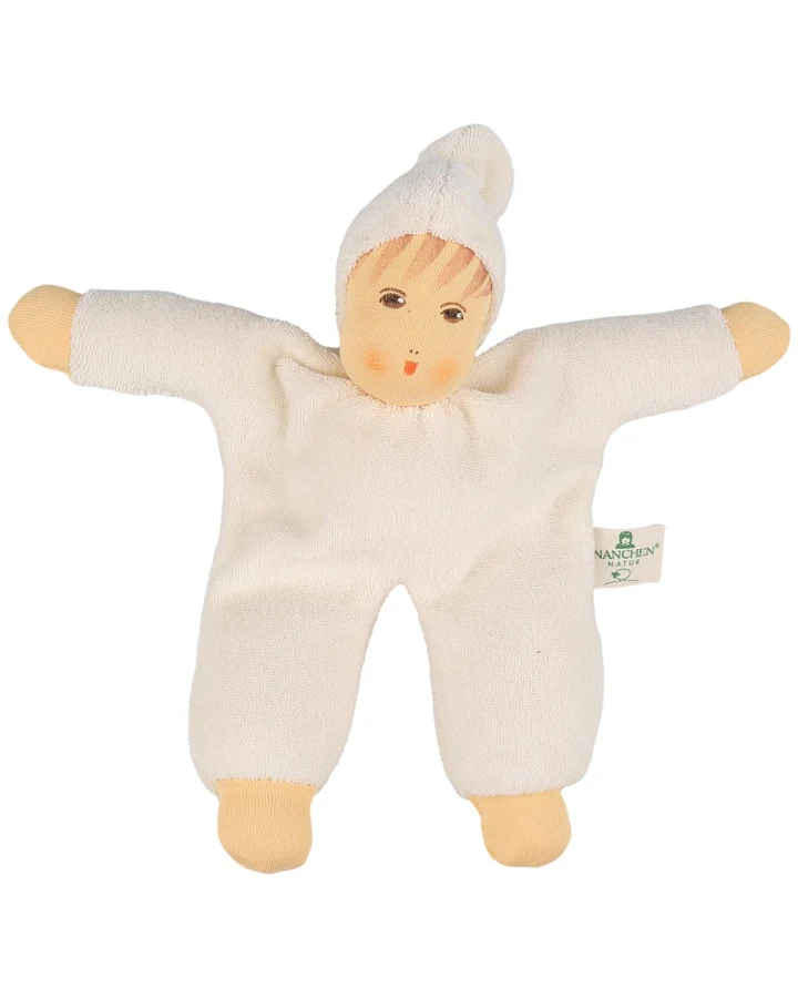 Nanchen Natur - Babypuppe Schmuse natur
