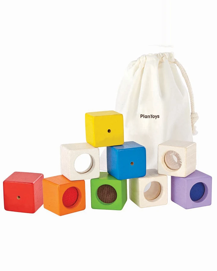 PlanToys - Sinnesklötze aus Holz