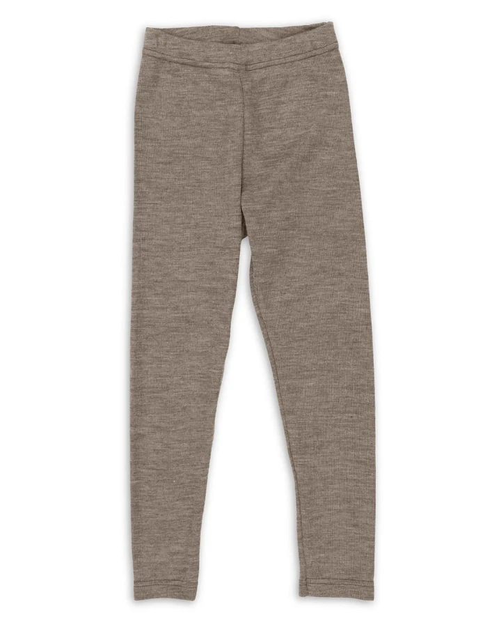Engel - Leggings Wolle Seide Kinder walnuss