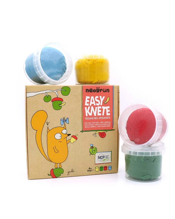 neogrün - Bio Knete 4er Set "Yuki"
