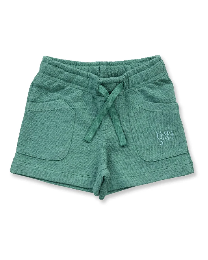 Sense Organics - Shorts smaragdgrün