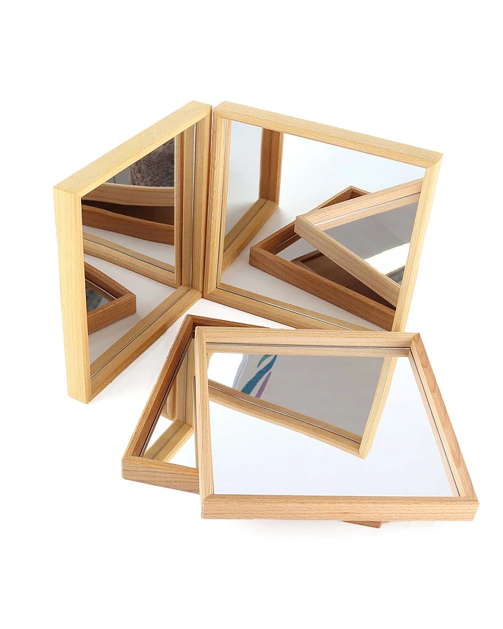 Bauspiel - Spiegeltablett 23x23 cm
