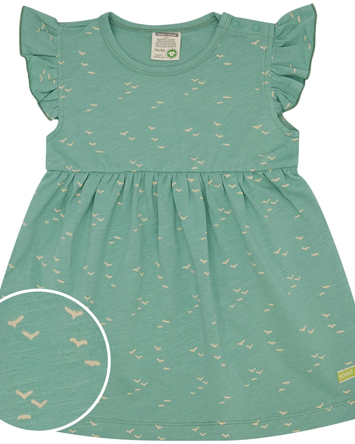 loud + proud - Sommerkleid mit Rüschen bamboo