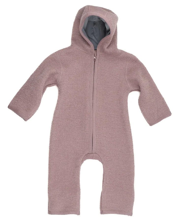 Halfen Strickerei - Walk-Overall mit Reißverschluss mauve