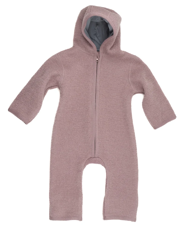 Halfen Strickerei - Walk-Overall mit Reißverschluss mauve