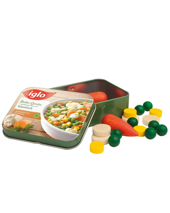 erzi - Gemüse von Iglo in der Dose