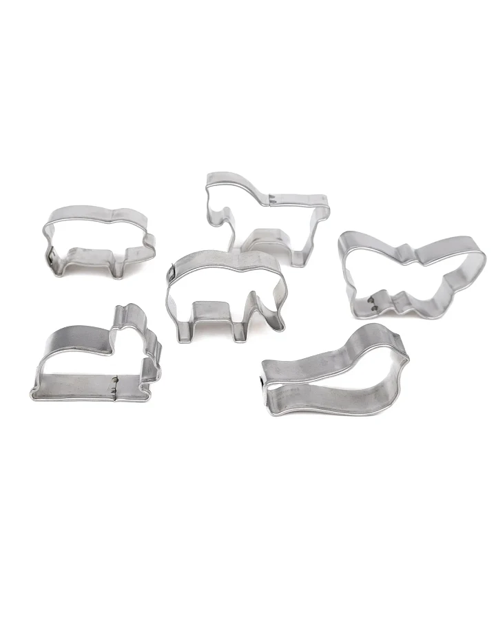 Glückskäfer - Ausstecher Set Tiermotive 6-tlg.