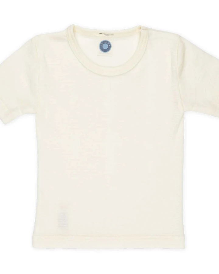 Cosilana - T-Shirt Wolle Seide natur
