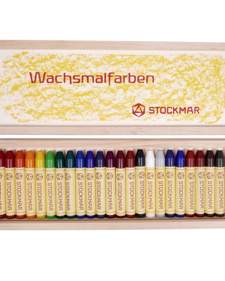 Stockmar - Wachsmalstifte 24er Set in Holzbox