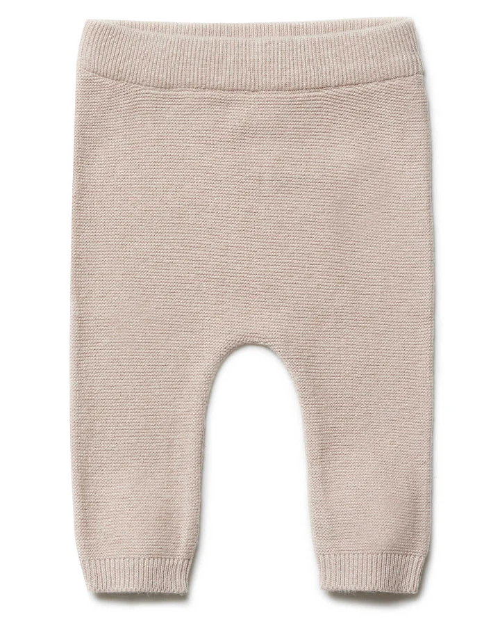 puri organic - Strickhose mit Seide cameo rose