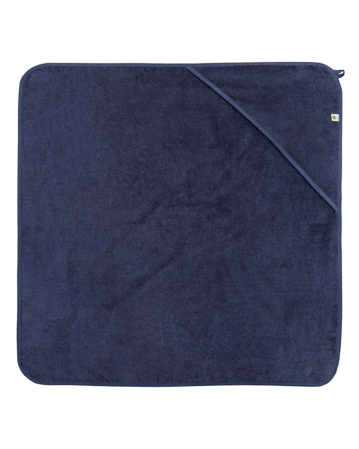 biobaby - Baby Kapuzenhandtuch rauchblau