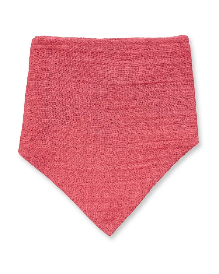 Sense Organics - Musselin-Dreieckstuch raspberry