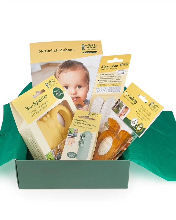 Grünspecht - Geschenkbox "Zähnchen ohne Tränchen"