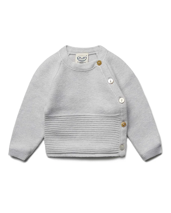 puri organic - Wickeljacke mit Seide silbergrau