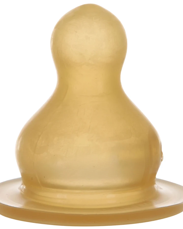 Hevea - Ersatz-Trinksauger 2er-Set Schmalhalsflasche 3-24 M