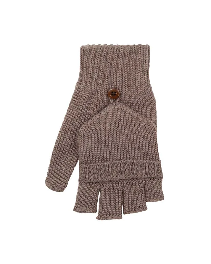 Pure Pure by Bauer - Kinder-Halbfingerhandschuh Merinowolle kaschmir 4