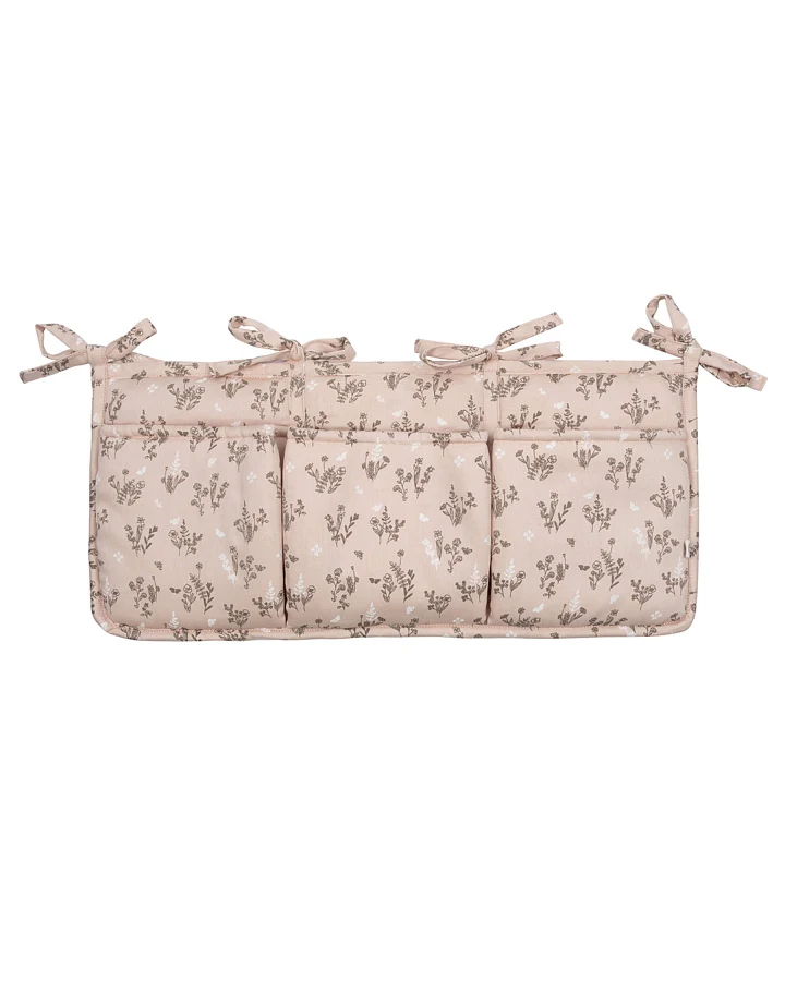 Müsli by green Cotton - Betttasche „Flora“ altrosa