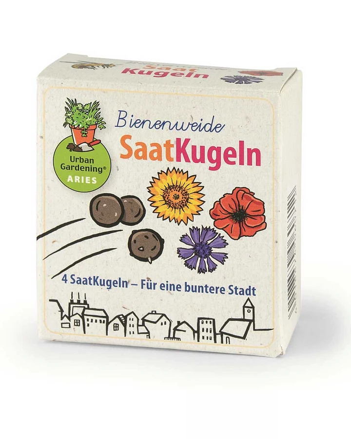 Aries - Saatkugeln "Bienenweide" 4er