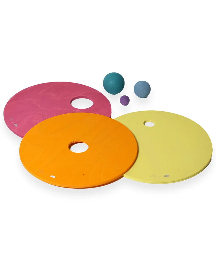 Grimms - GRIMM’S x Stapelstein® Kullerscheiben Warm Pastell
