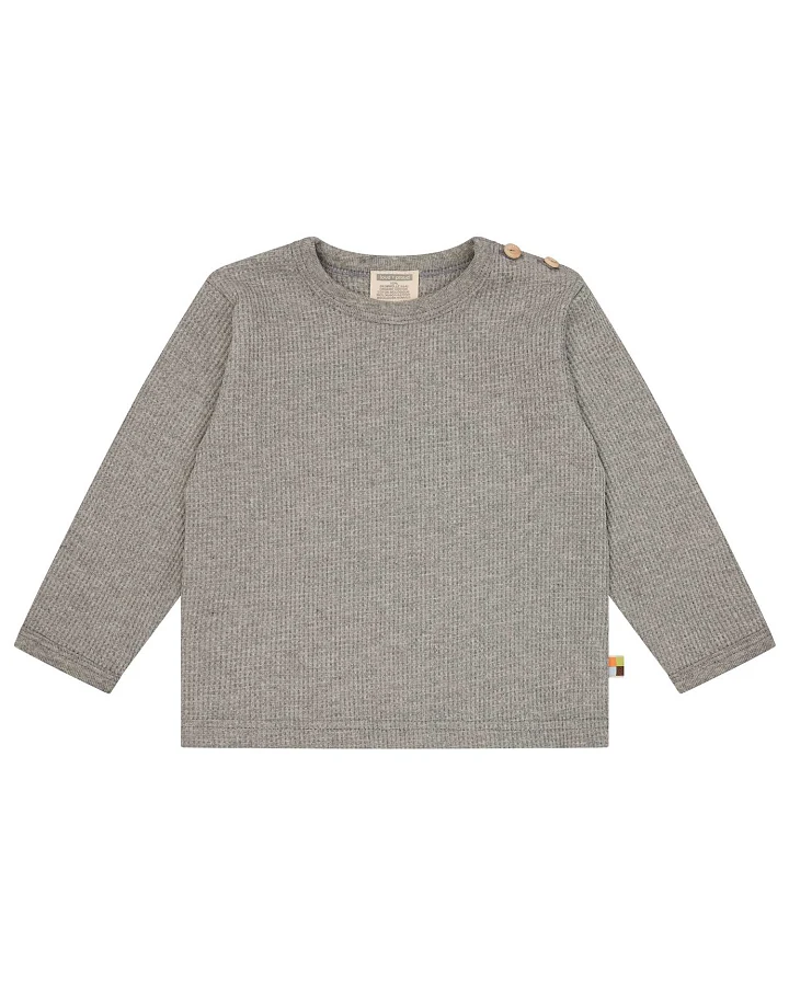 Produktseite: loud + proud - Langarmshirt "Waffelpique" sorbet